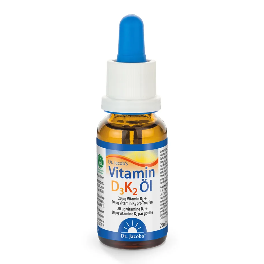 Dr. Jacob's Vitamin D3K2 Öl 20 ml