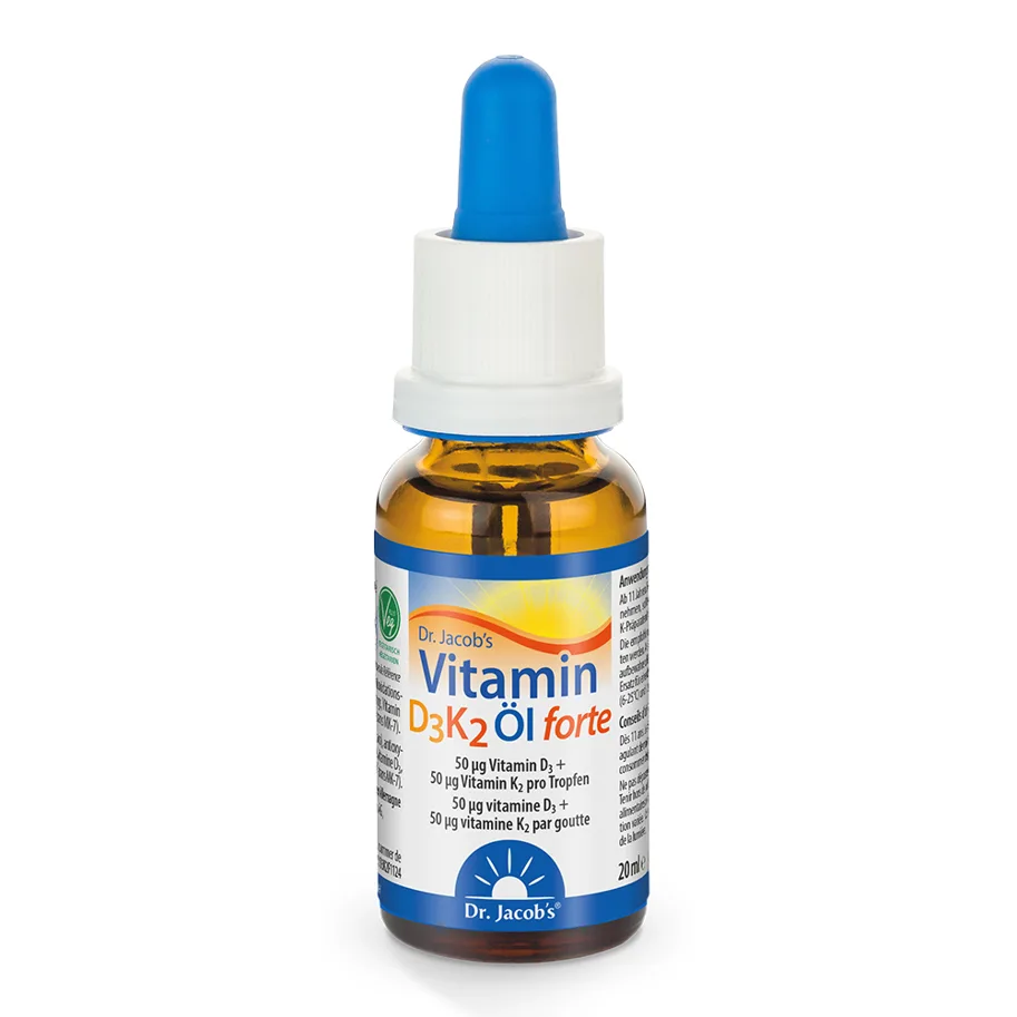 Dr. Jacob's Vitamin D3K2 Öl forte 20 ml