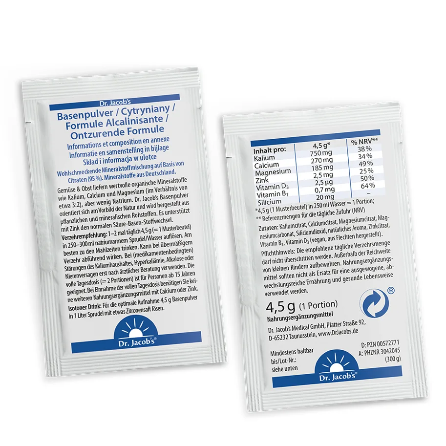 Muster Dr. Jacob's Basenpulver 4,5 g