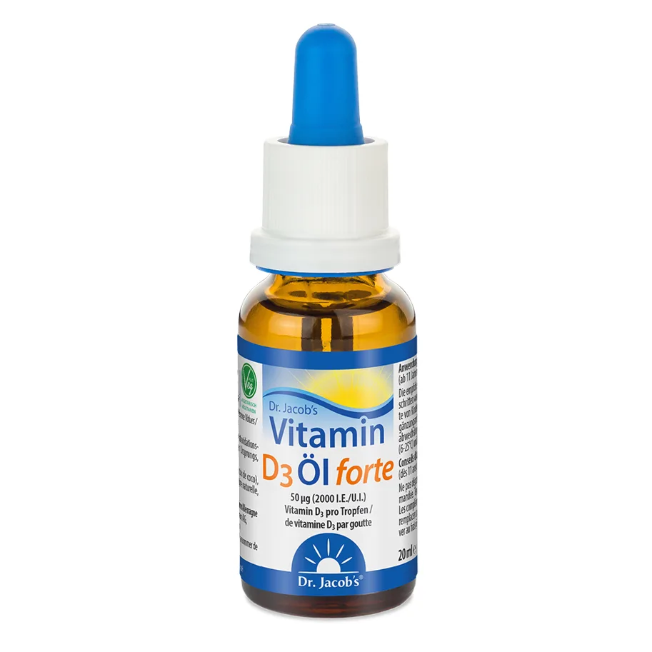 Dr. Jacob's Vitamin D3 Öl forte 20 ml