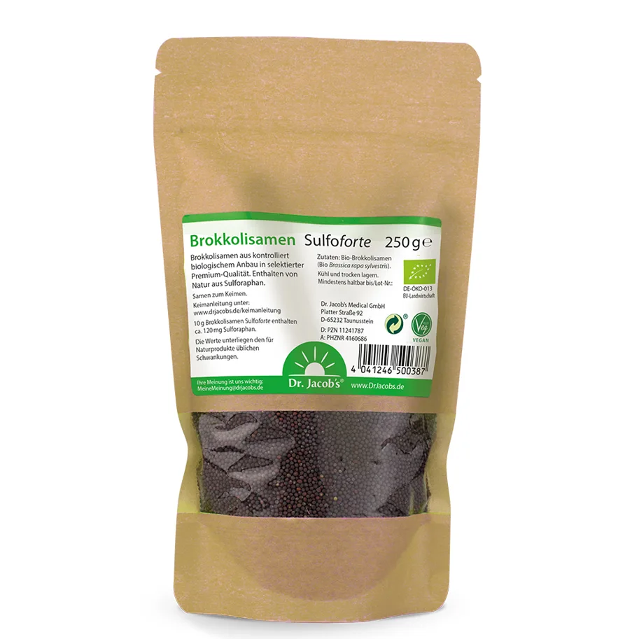 Brokkolisamen Sulfoforte BIO 250 g. DE-ÖKO-001